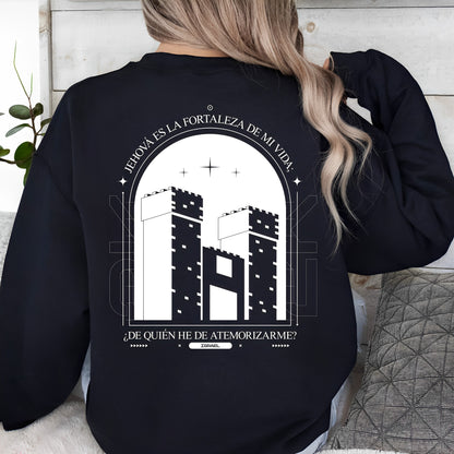 The Lord is my light and my salvation. Based on Psalm 27:1 Long sleeve.