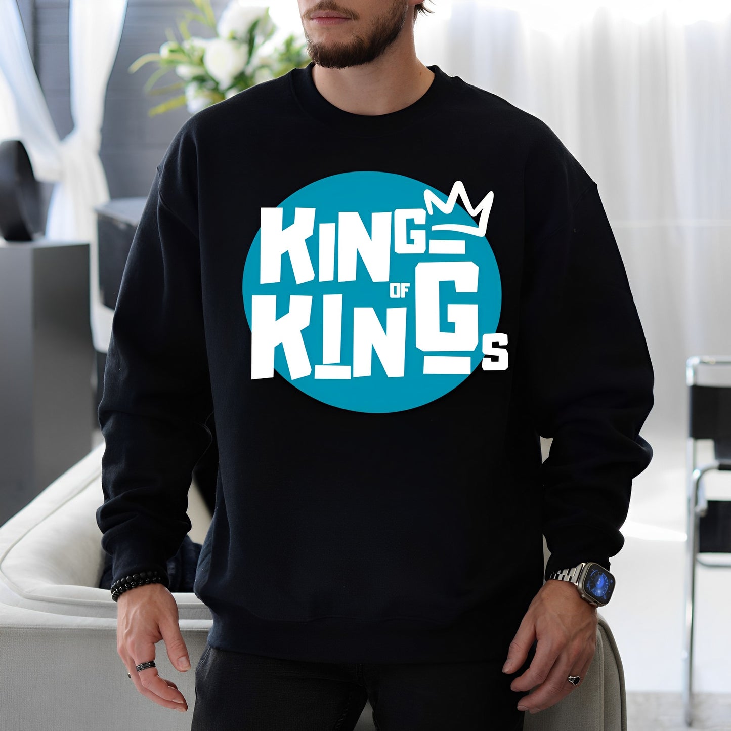 King of Kings. Long sleeve sweater.