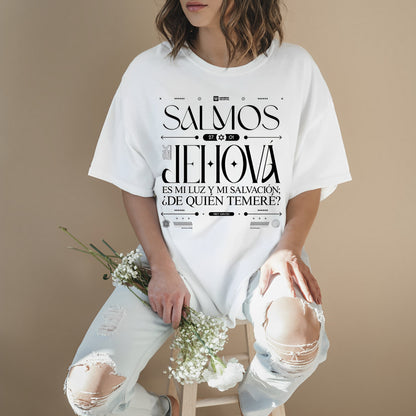 The Lord is my light and my salvation. Women's T-shirt.