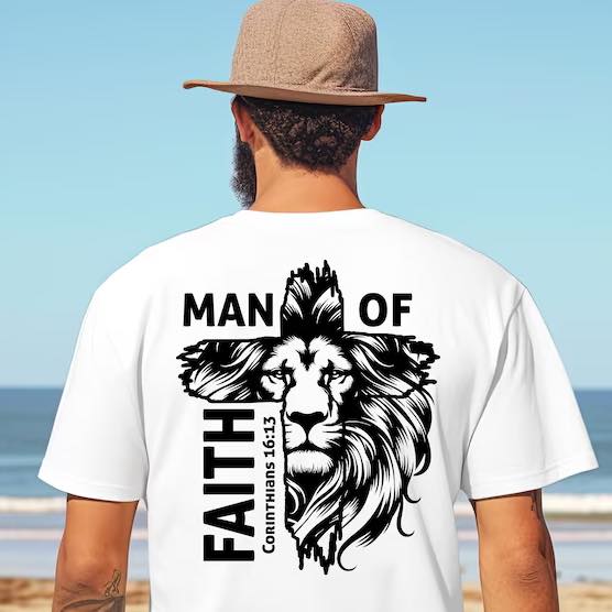 Man of Faith. (T-Shirt)